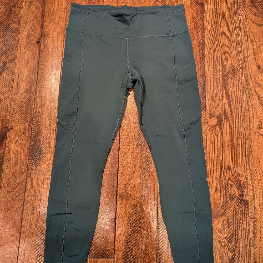 lululemon Fast and Free grey leggings size 12